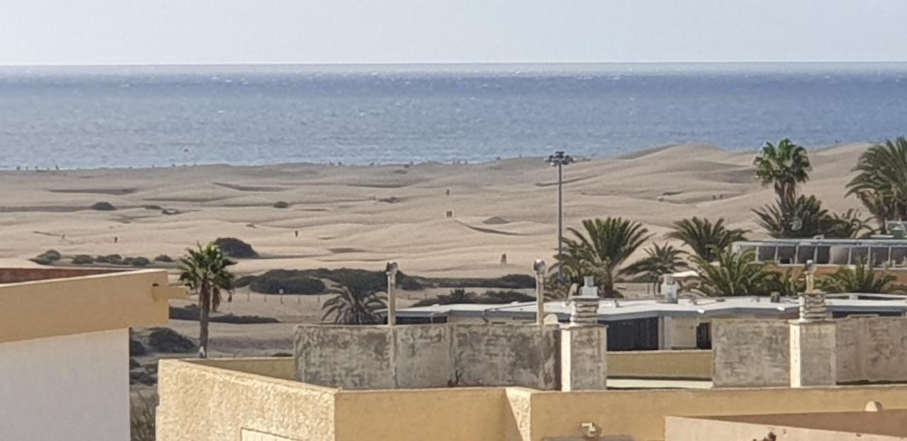 Playa Del Ingles. Apartamento Al Lado Del Oceano Сан-Бартоломе Экстерьер фото